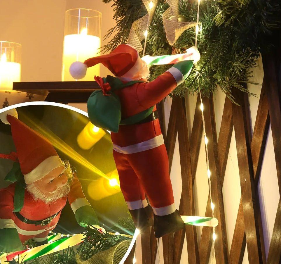 Escalera de Luces Mágica: Transforma tu Casa en el Polo Norte con Papá Noel