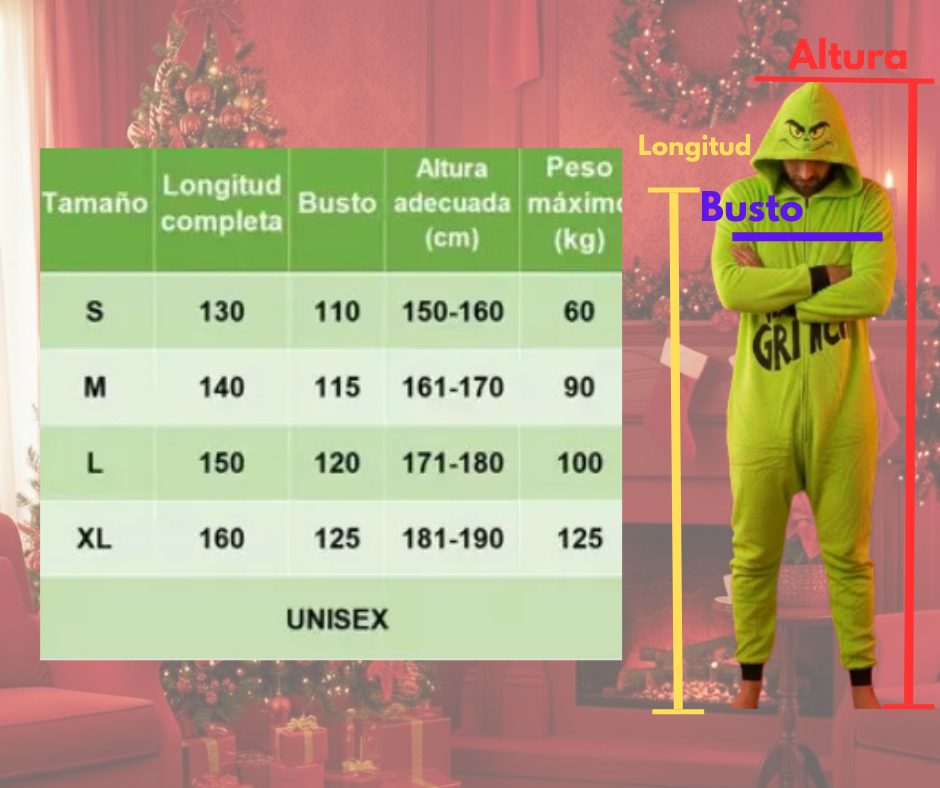 Pijama Mameluco The Grinch (Edición Limitada)